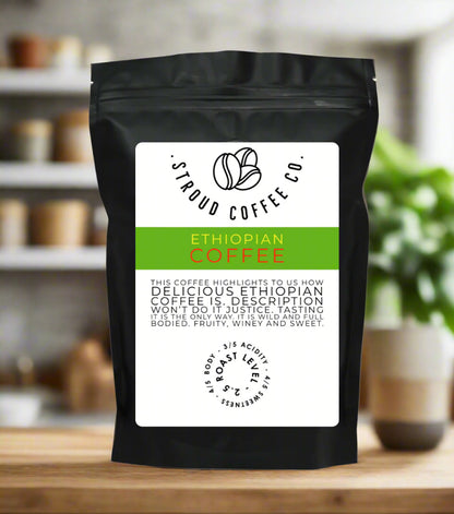 This coffee highlights to us how delicious Ethiopian coffee is. It is wild, winey and yet full bodied.
Our Ethiopian Coffee is grown about 1600 masl in the Oromia re