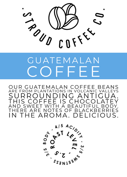 Guatemala has been growing coffee since the 1850s and is one of the top producers in Central America. Coffees from Guatemala are simply beautiful and one of our favo