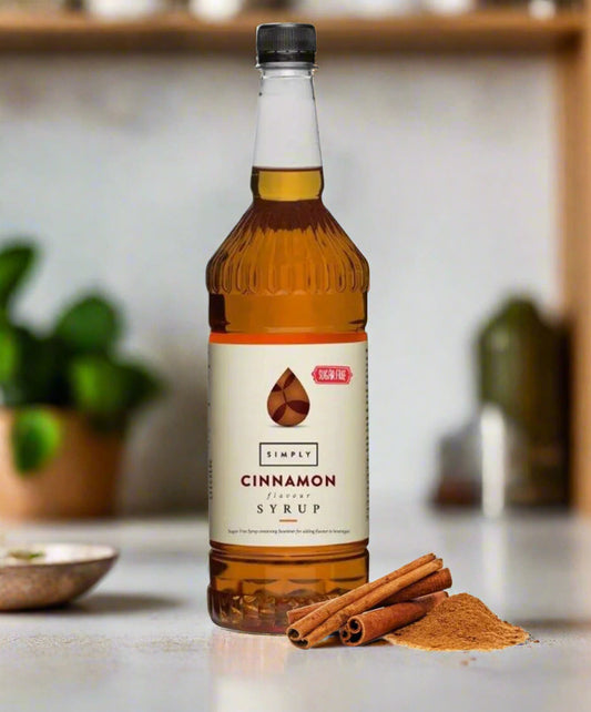 Cinnamon Sugar Free Syrup (1 Litre)
The 'Simply' range of natural flavouring syrups are suitable for vegetarians and are GM free. Made by the Italian Beverage Compan