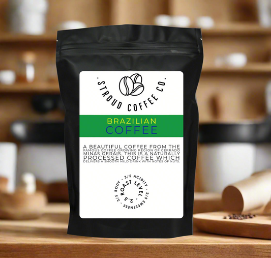 A beautiful coffee from the famous coffee growing region of Cerrado Minas Gerais. Brazil is the largest producer of coffee and sets standards for the quality of grow