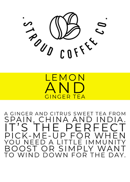 A ginger and citrus sweet tea from Spain, China and India. It’s the perfect pick-me-up for when you need a little boost or simply want to wind down for the day.