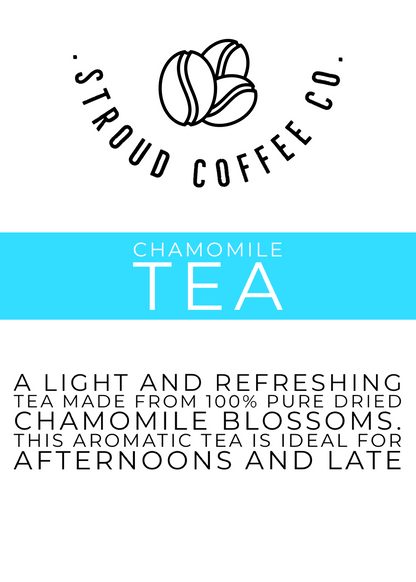 A light and refreshing tea made from 100% pure dried chamomile blossoms. This aromatic tea is ideal for afternoons and late evenings.