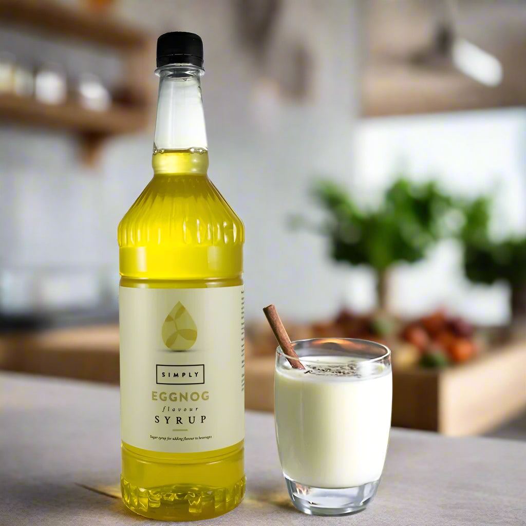 Simply Eggnog Syrup (1 Litre)
Are you looking for syrup for making eggnog latte? Our smooth and moreish Eggnog syrup from Simply can be added to any frothy coffee or